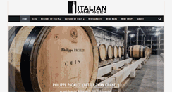 Desktop Screenshot of italianwinegeek.com