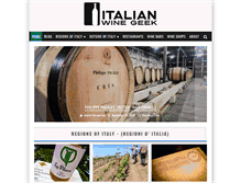 Tablet Screenshot of italianwinegeek.com